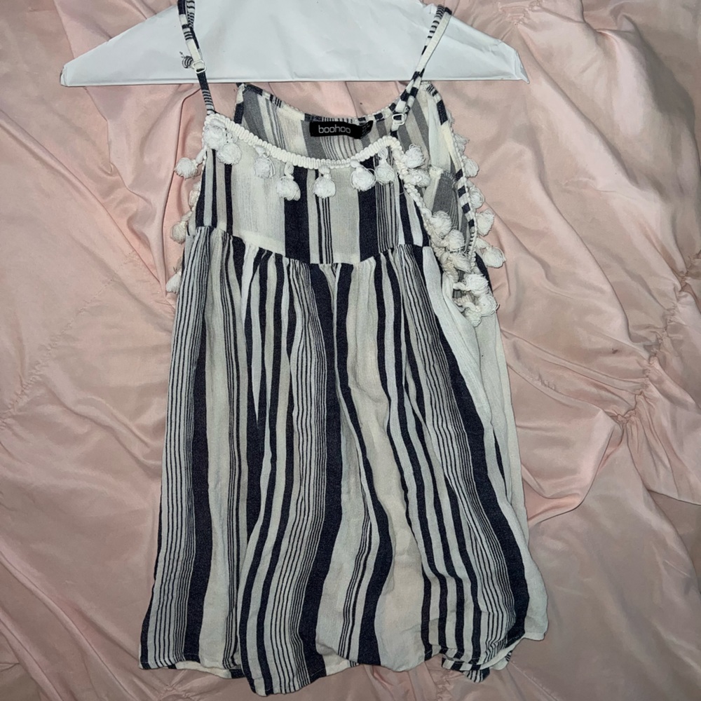 BooHoo Fringe Sleeveless Top